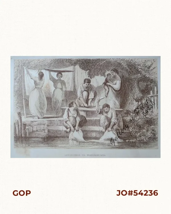 Lavanderos, or Washerwomen.