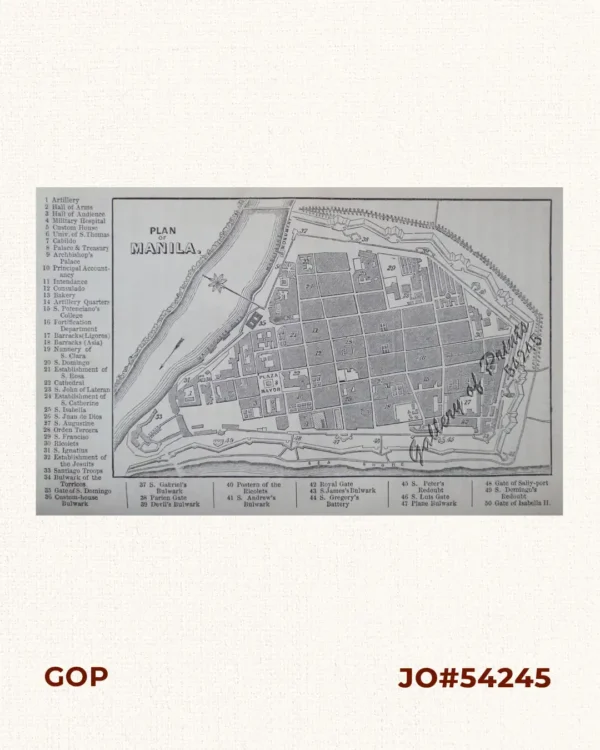 Plan of Manila