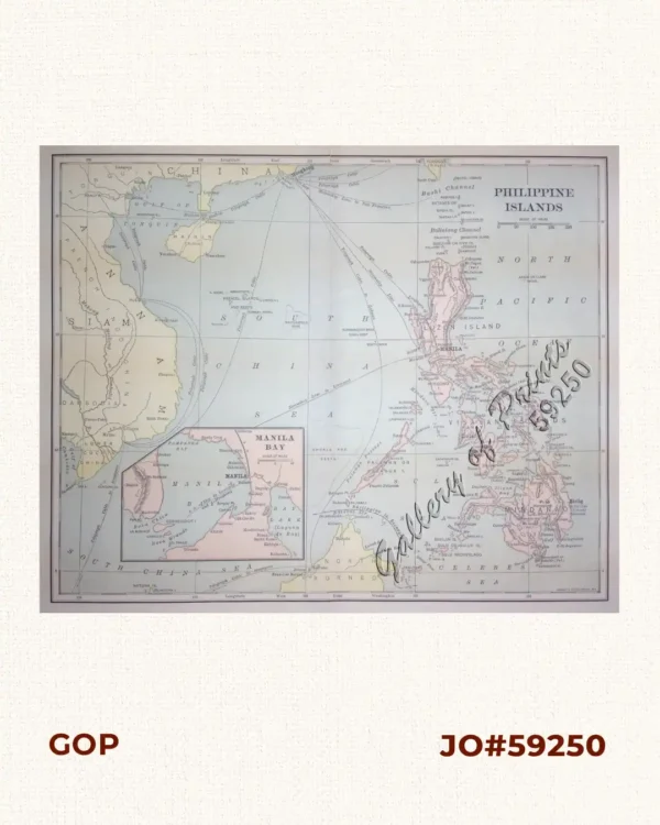 Philippine Islands. inset: Manila Bay