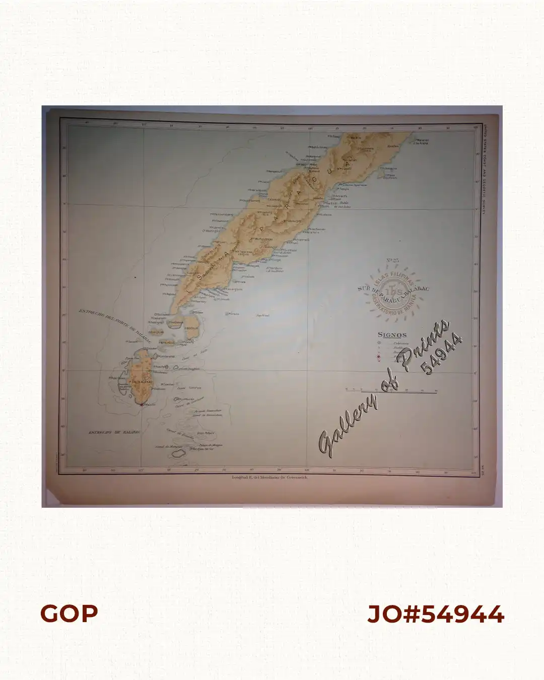 Isla de Paragua o Palawan Sur pl. 25 (Southern Palawan)