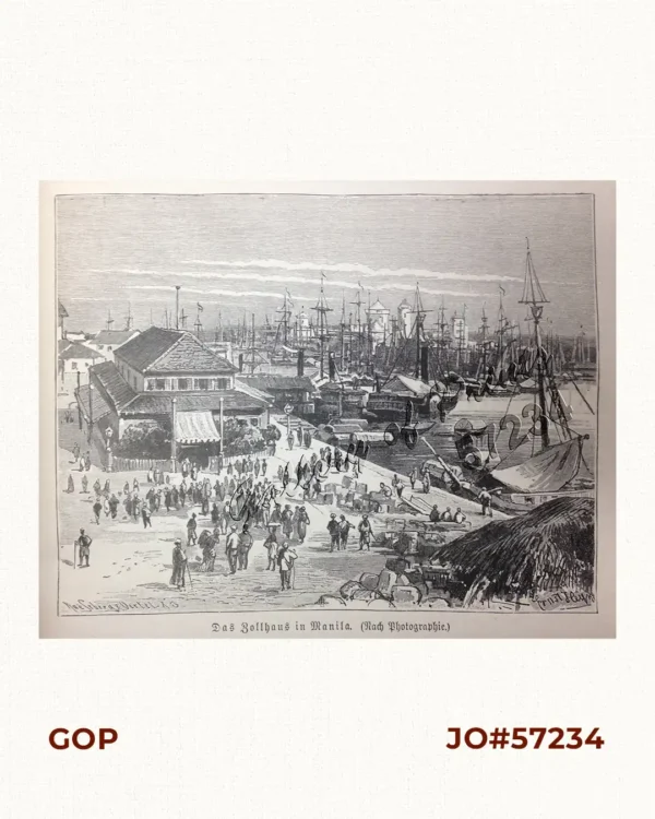 Das Zollhaus in Manila [The Customs Building in Manila]