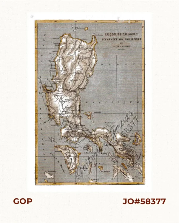 Lucon et Palaouan [Map of Luzon / Visayas]