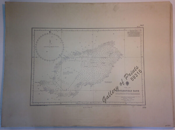 China Sea - Macclesfield Bank. Surveyed by Commander W.U. Moore and the Officers of H.M. Surveying Ship Penguin, 1892. and by Commander A. Mostyn Field and the Officers of H.M. Surveying Ship Egeria,1893.