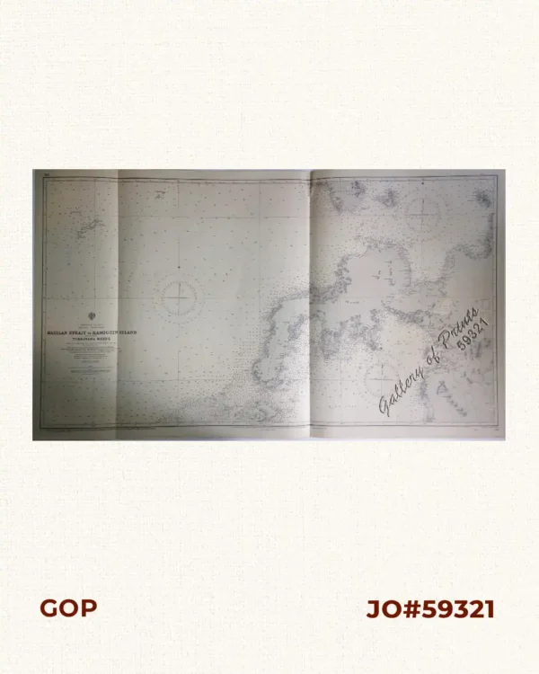 Philippine Islands Mindanao - West Coast - Basilan Strait to Kamiguin Island Including Tubbataha Reefs. From the United States Coast Survey Charts to 1924 with corrections to 1929