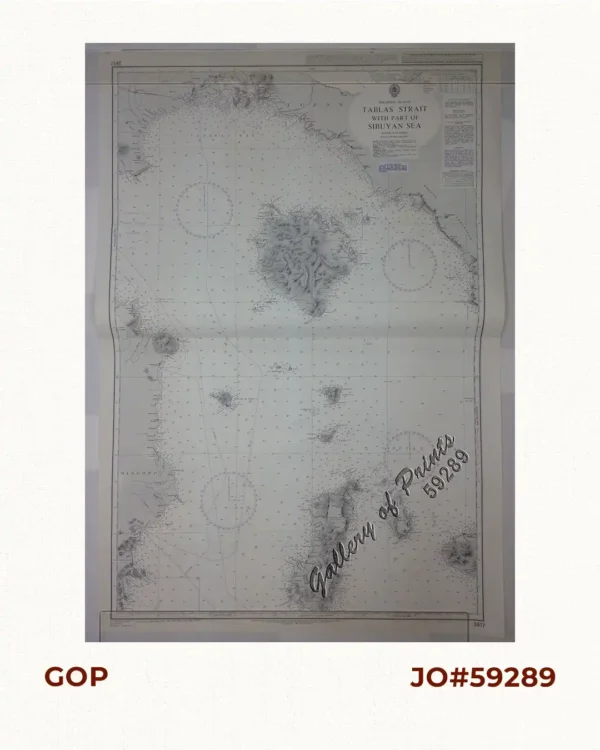 Philippine Islands. Tablas Strait with Part of Sibuyan Sea…Sources: United States Government Charts to 1935