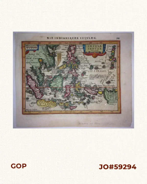Insulae Indiae Orientalis Die Indianische Insulen .  343