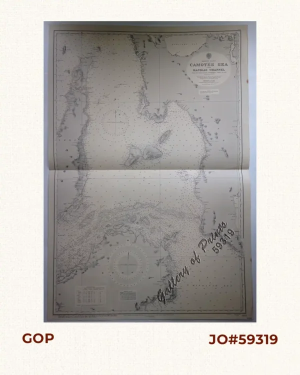 Philippine Islands. Camotes Sea with Canigao Chanel. From the United States Government Charts to 1932. with corrections to 1934.