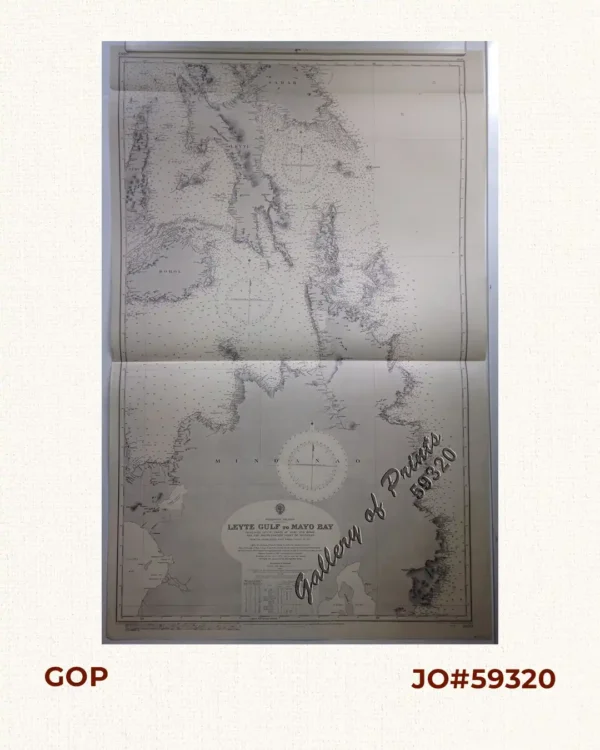 Philippine Islands. Leyte Gulf To Mayo Bay. Including Leyte,Parts of Sebu and Bohol and the North-Eastern Cost of Mindanao. From the United States Cost Survey Charts to 1922.