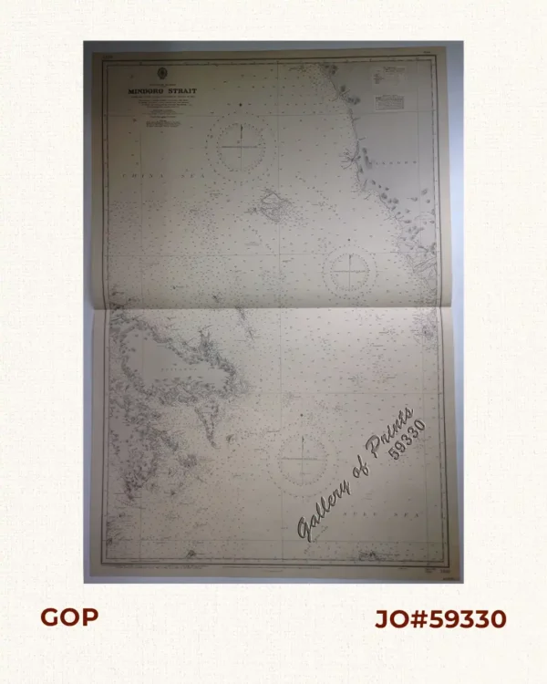 Philippine Islands. Mindoro Strait. From the United States Government Charts of 1936.