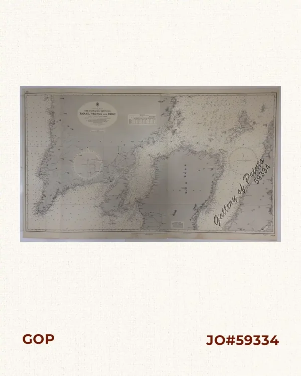 Philippine Islands. The Passages Between Panay. Negros and Cebu. North of  Latitude 10° 17' North. From the United States Government Charts of 1933. With Additions and Corrections from the Philippine Gov't. Charts to 1963.