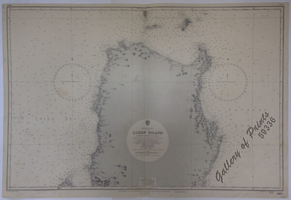 Philippine Islands. Luzon Island. North of Latitude 16° 20' North. From the United States Cost Survey Charts to 1925. With additions and correctionsfrom the Philippine Gov't. Charts to 1963. Soundings in hairline enlarged from smaller scale charts.