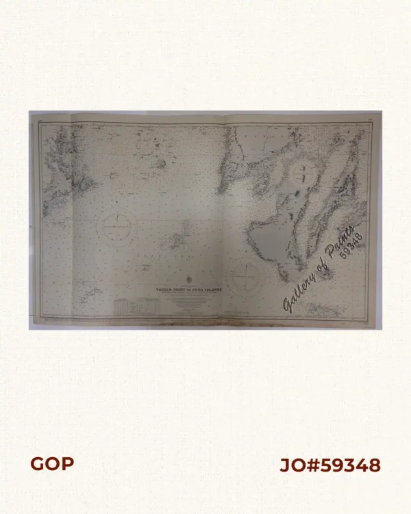 Philippine Islands. Tagolo Point to Cuyo Islands. Including Sebu , Negros and Parts of Panay and Palawan. From the United States Coast Survey Charts to 1923.