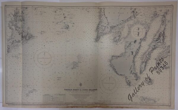 Philippine Islands. Tagolo Point to Cuyo Islands. Including Sebu , Negros and Parts of Panay and Palawan. From the United States Coast Survey Charts to 1923.