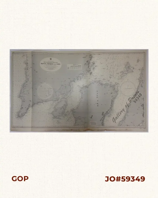 Philippine Islands. The Passages Between Panay, Negros and Cebu. North of Latitude 16° 17' North. From the United States Government Charts to 1933. With corrections from Philippine Government Charts to 1963.