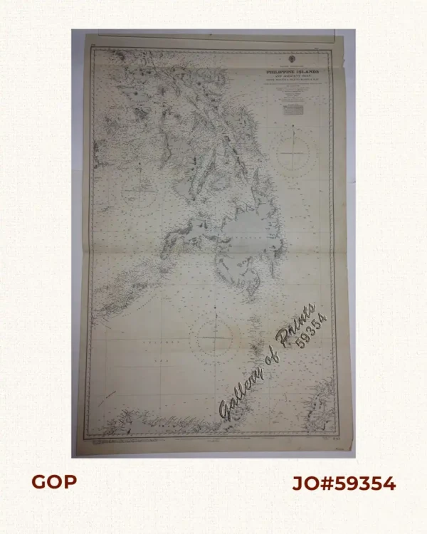Eastern Archipelago. Philippine Islands and Adjacent Seas. From Molucca Sea to Manila Bay. From the United States & Netherlands Governments Charts to 1929. With corrections to 1946.
