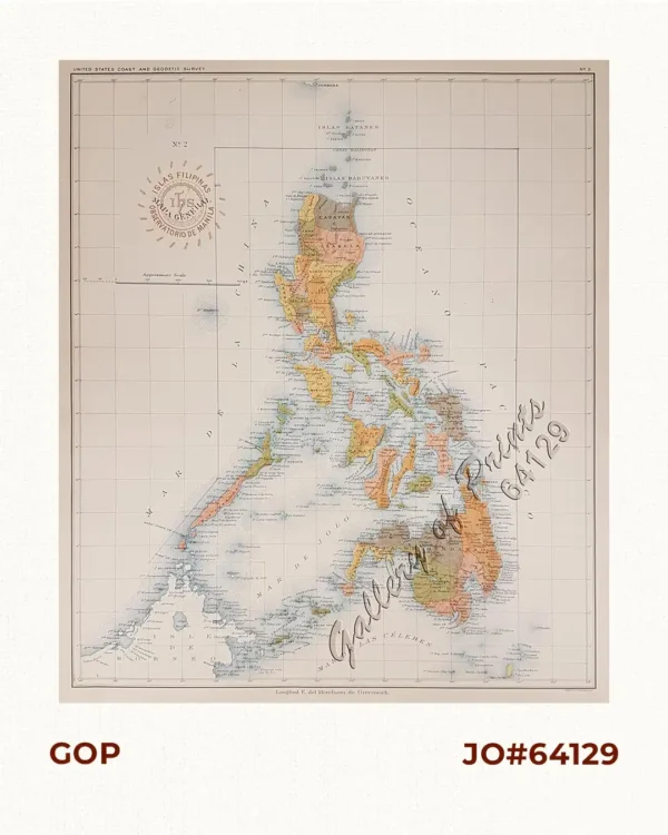 Islas Filipinas - Mapa General   pl. 2, Observatorio de Manila