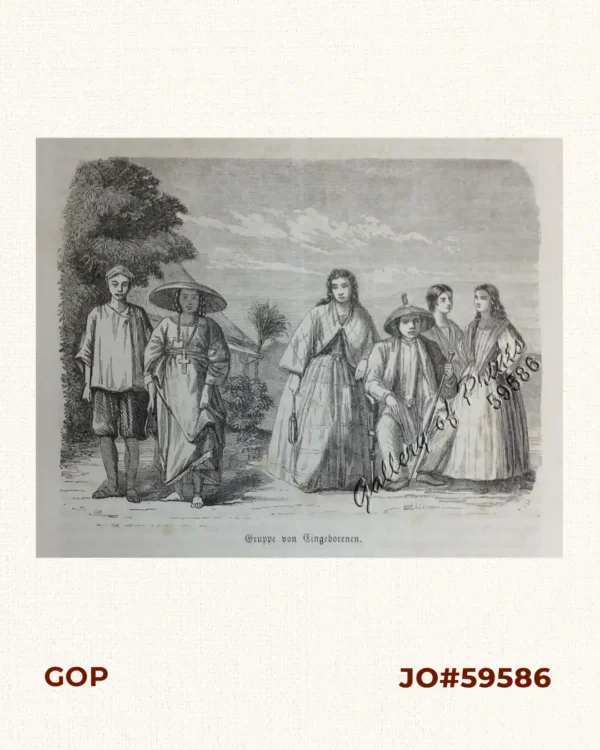 Gruppe von Eingeborenen. [Group of Natives]
