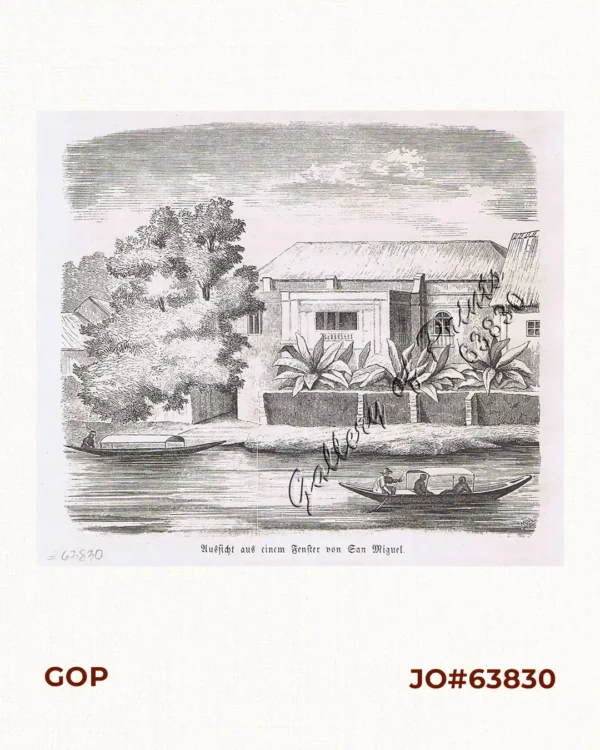 Aussicht aus einem Fenster von San Miguel. [View from a Window of San Miguel]