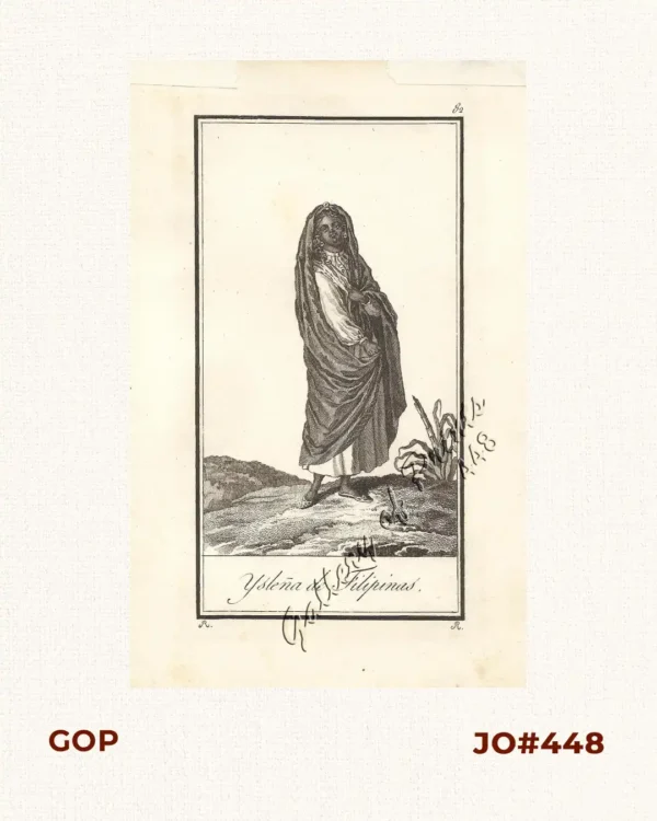 Yslaña de Filipinas, pl. 82 [Female islander of the Philippines]