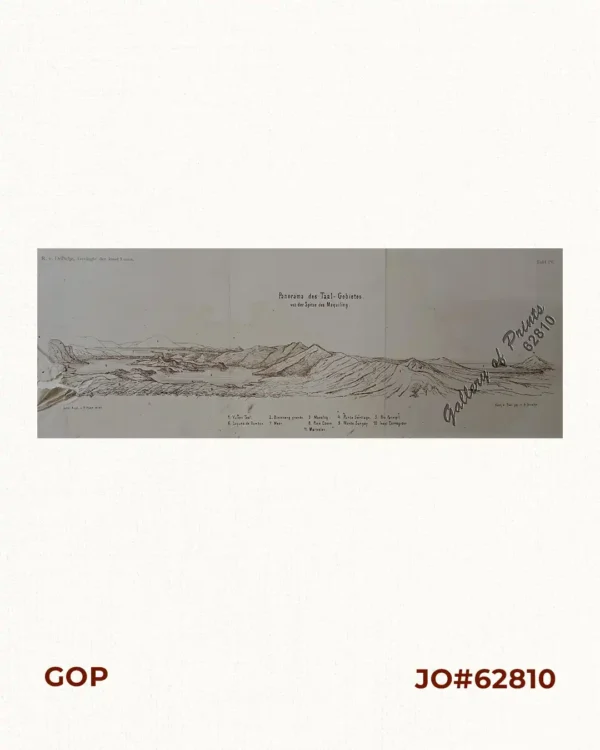 Panorama des Taal-Gebietes. von der Spitze des Maquiling [Panorama of the Taal Area as Seen from the Top of Mt. Makiling]