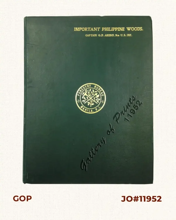 Compilation of Notes on the Most Important Timber Tree Species of the Philippine Islands