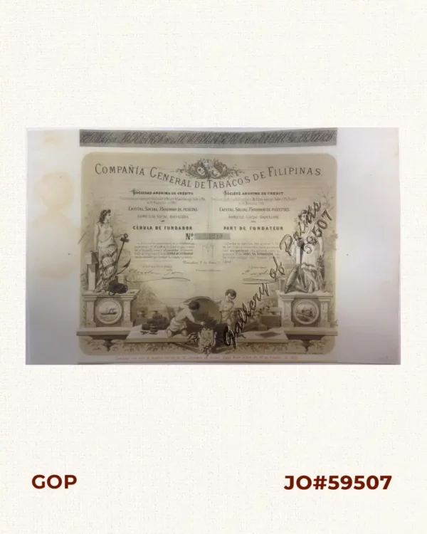 Cedula de Fundador No. 0219