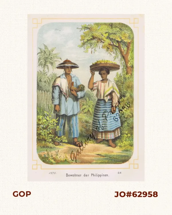 Bewohner der Philippinen. (Inhabitants of the Philippines)