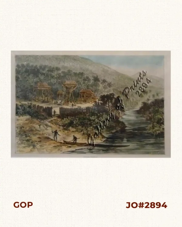 Dorf der Mandayas (Mandaya Village)