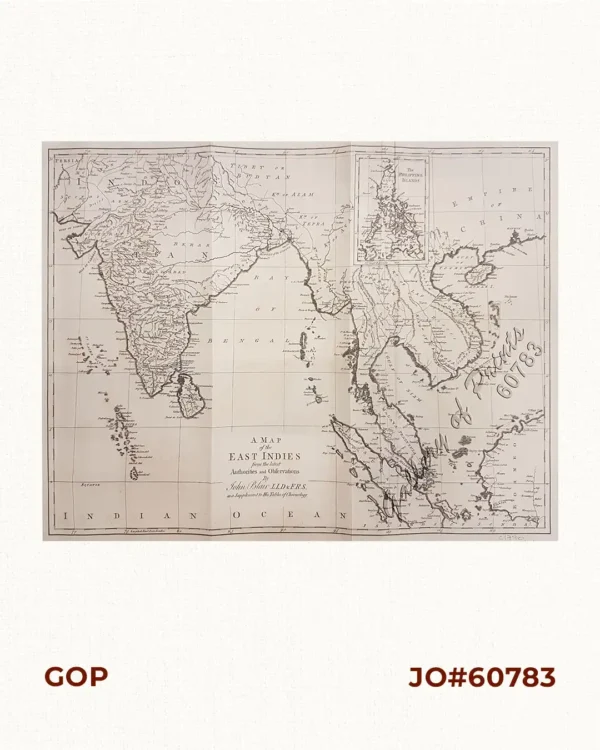 A Map of the East Indies from the latest Authorities and Observations By John Blair L.L.D. & F.R.S. As a Supplement to His Tables of Chronology.  [inset:] The Philippine Islands.