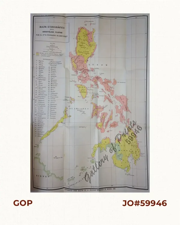 Mapa Etnográfico del Archipiélago Filipino
