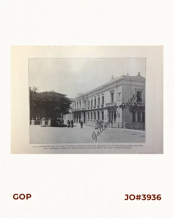 The Ayuntamiento or City Hall of Manila…..