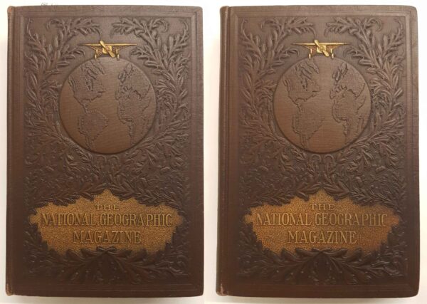 The National Geographic Magazine An Illustrated Monthly vol. XXII, part 1 (Jan-June 1911) and part 2 July-Dec 1911.