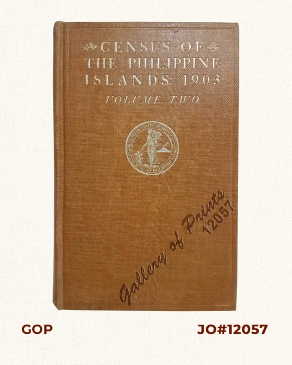 Census of the Philippine Islands: 1903. Vol. 2 - Population
