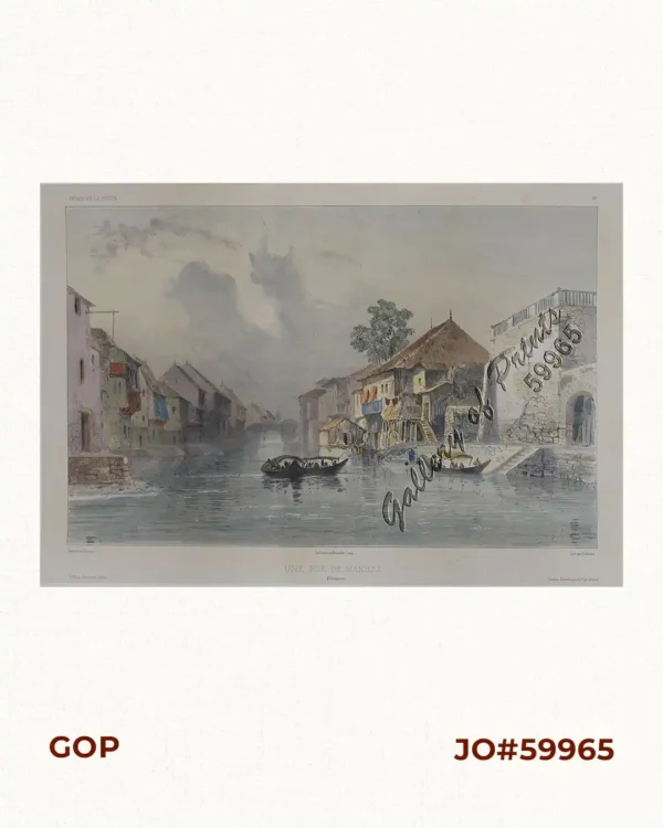 Une Rue de Manille [Manila Street]