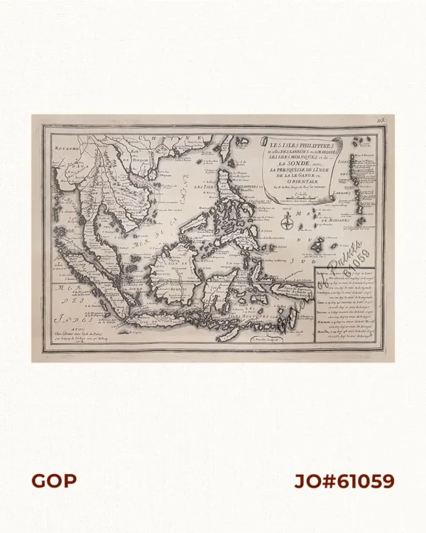 Les Isles Philippines et celles des Larrons… [with original text page]