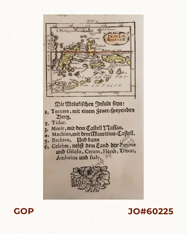 Insulae Molucce. Die Molukischen Insuln seyn: …
