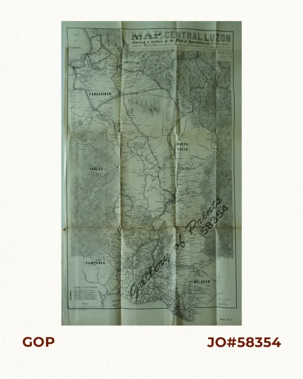 Map of Central Luzon showing a portion of the field of operations of the 8th Army Corps. Major Gen. Elwell S. Otis commanding. - compiled by Wm L. Sibert. Capt. Corps of Engrs. U.S.A.