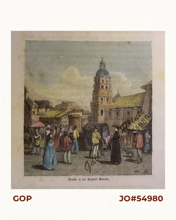 Strasse in der Vorstadt Binondo. (Street in the Suburb Binondo)