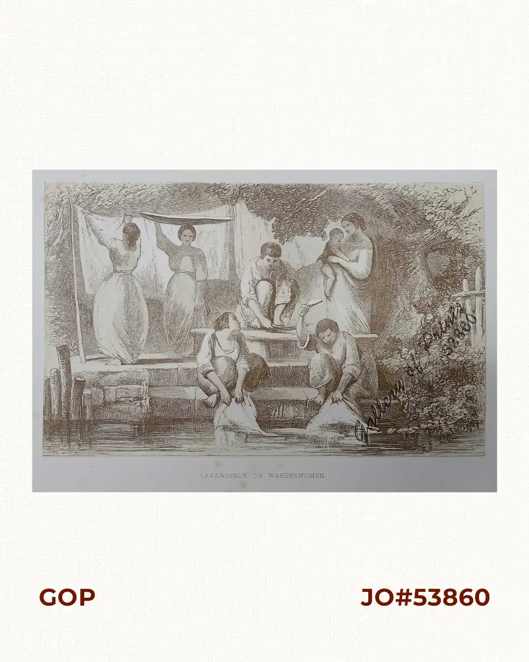 Lavanderos, or washerwomen.