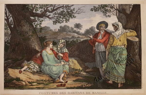 Costumes des Habitans de Manille  pl. 42 (Dress of the Inhabitants of Manila)