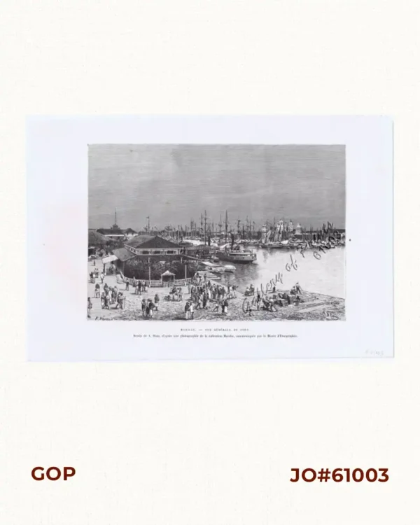 Manille. - vue generale du port