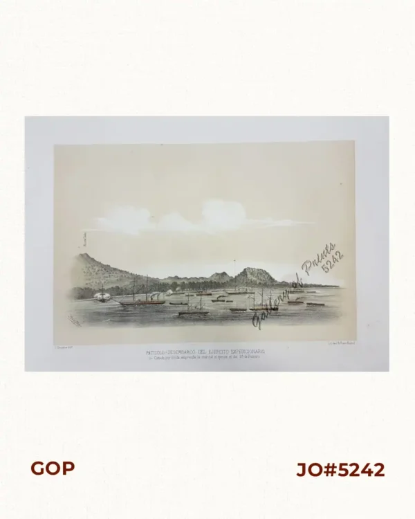 Paticolo-desembarco del Ejercito expedicionario