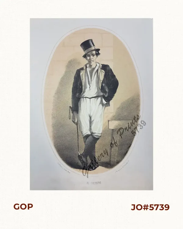 El cochero. [The Coachman]