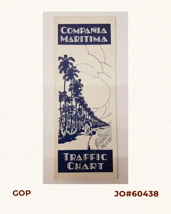 Compañia Maritima Traffic Chart Interisland Steamship Chart verso: Economic Development Map of the Philippine Islands The Express Lines to the South