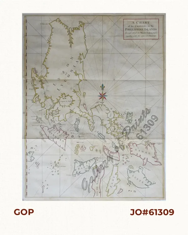 A Chart of the Channel in the Phillippine [sic] Islands through which the Manila Galleon Passes Together with the Adjacent Islands