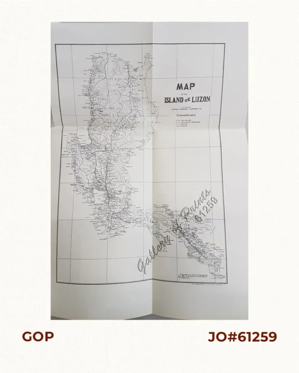 Map of the Island of Luzon