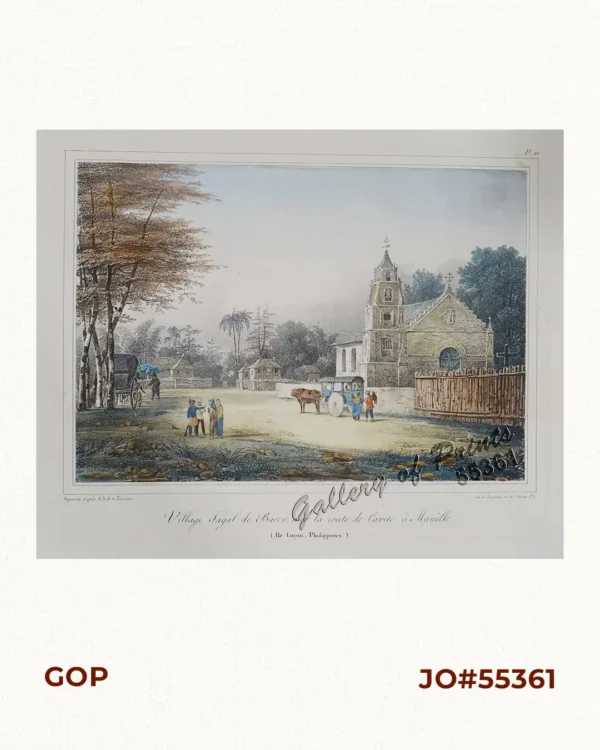 Village Tagal de Bacor, sur la route de Cavite a Manille.