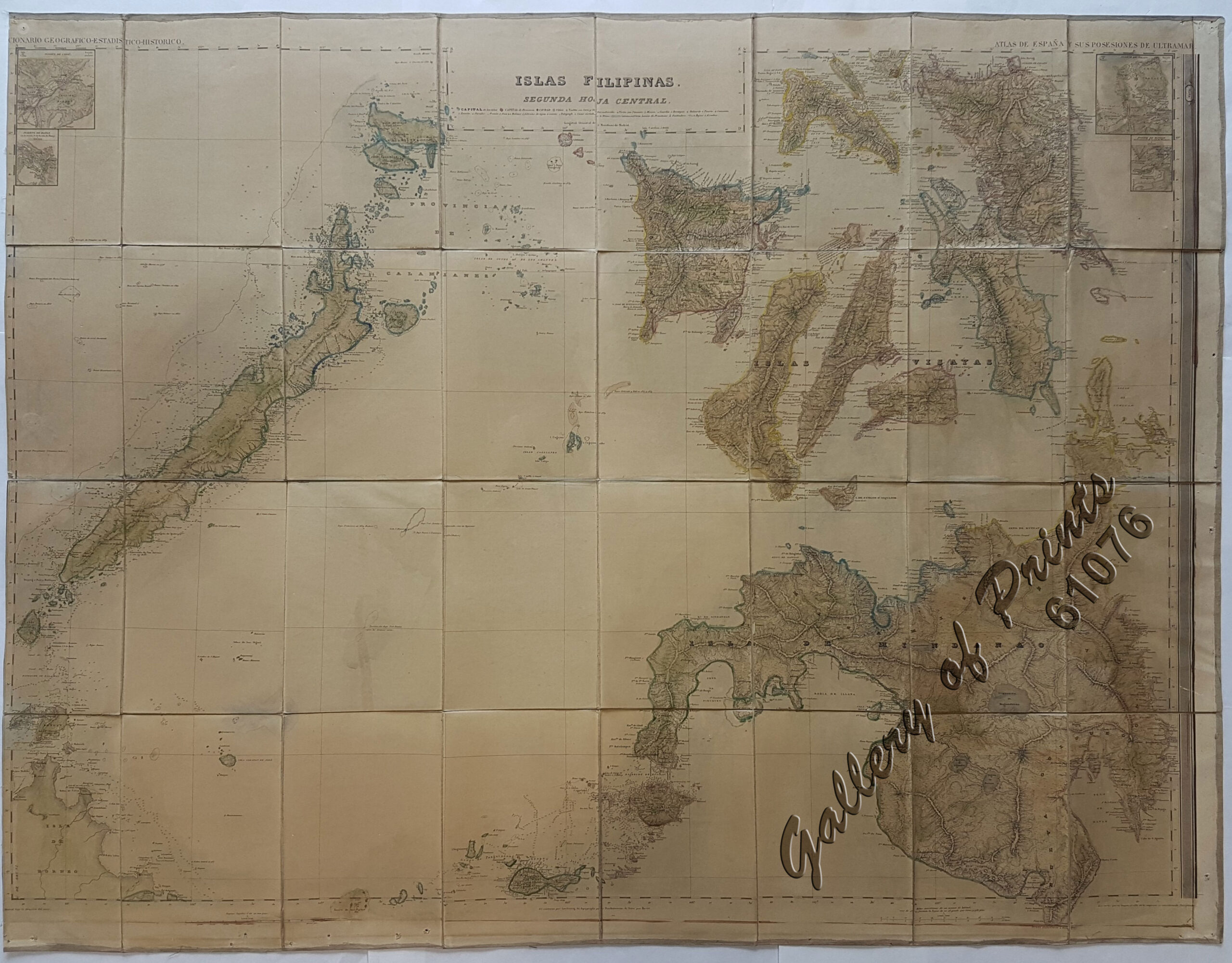 1) Islas Filipinas: Primera Hoja Central; 2) Islas Filipinas: Segunda Hoja Central; 3) Posesiones de Ultramar (Oceania) - Islas Filipinas - Image 2