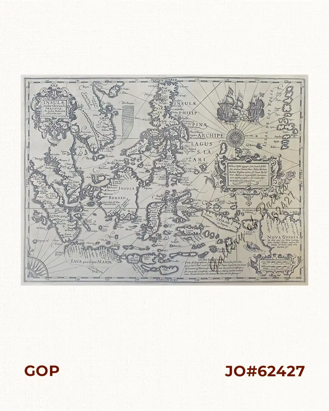 Insulae Indiae Orientalis praecipuae, In quibus Moluccae celeberrimae sunt