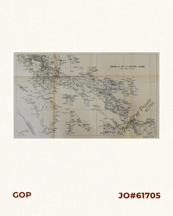 Portion of Map of Philippine Islands